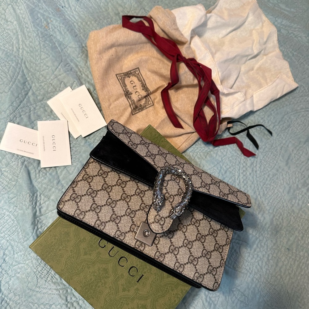 DIONYSUS RECTANGULAR BAG black suede - Picture 13 of 15